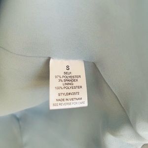 Baby blue vest with belt